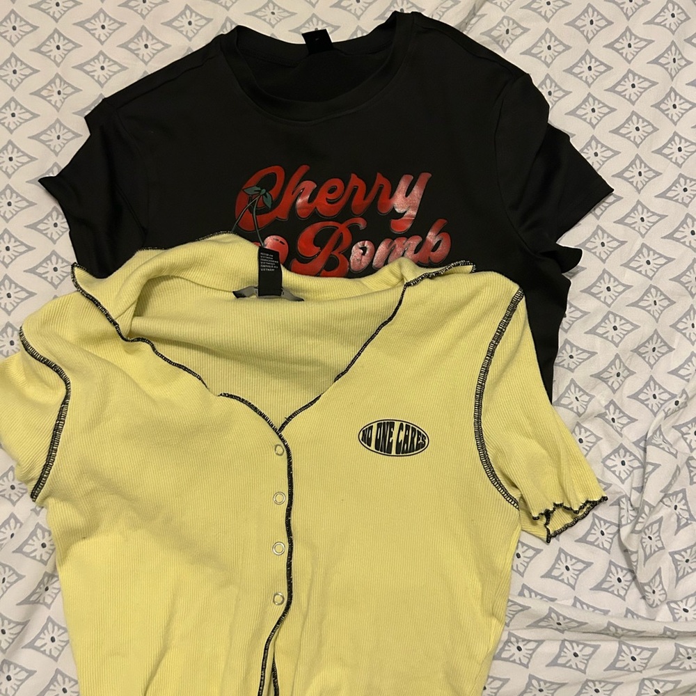 Lot of Short Sleeve and Long Sleeve Forever21 Shein